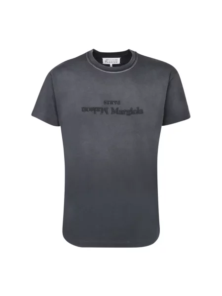 Koszulka Maison Margiela z logo czarna