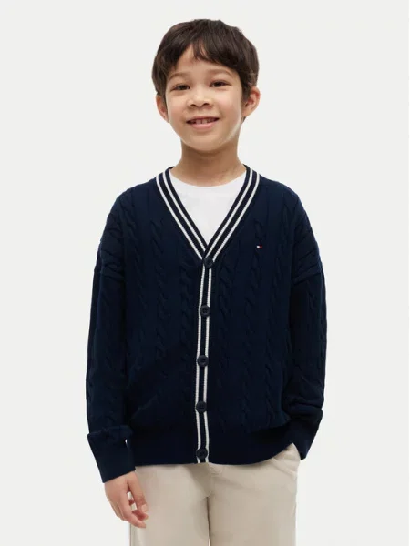 Tommy Hilfiger Kardigan granatowy