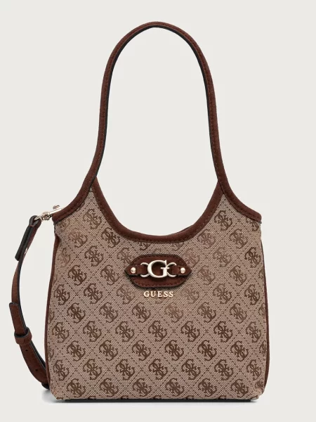 Guess geantă crossbody pentru femei SAMANTHA bej