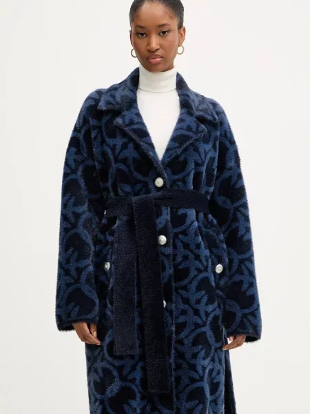 Płaszcz Pinko granatowy