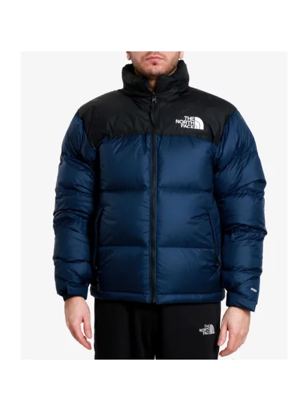 Kurtka The North Face retro niebieska