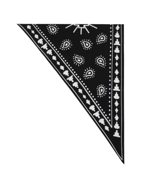 Szal Marcelo Burlon wełniana czarna