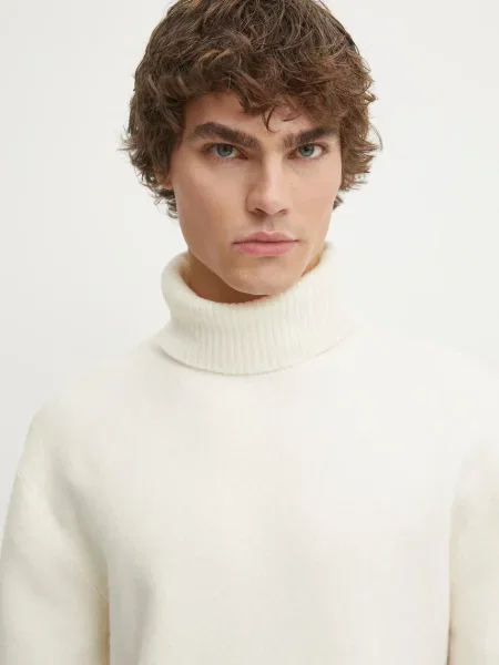 A.P.C. gyapjú pulóver pull walter bézs