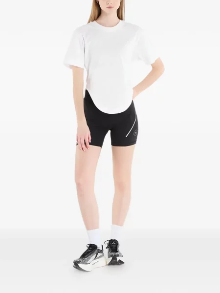 Rövidnadrág Adidas By Stella Mccartney autogrammal fekete