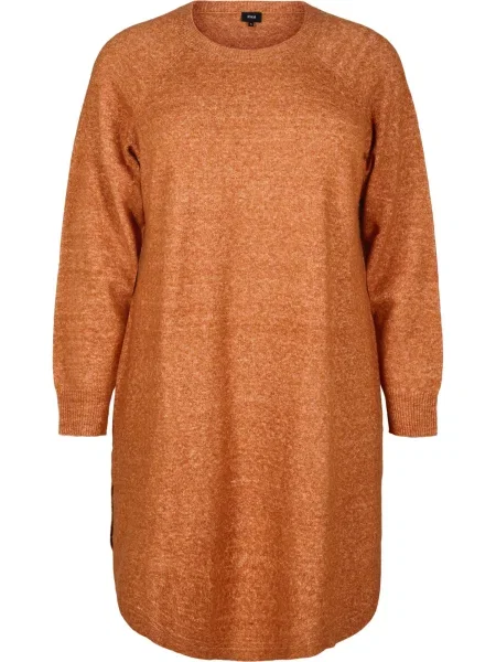 Zizzi Pletena haljina CAVISTA' narančasta