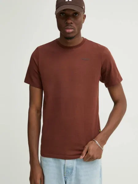 Kratka majica G-Star Raw rjava