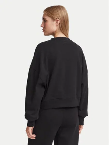Guess Jeans oversize dukserica za žene od pamuka crna