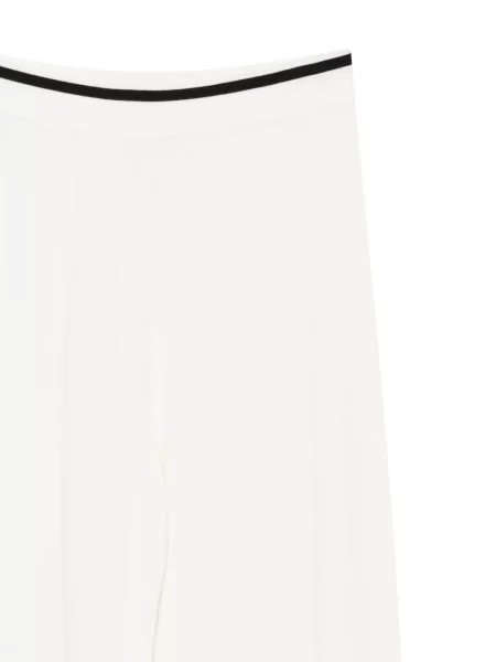 Pantaloni palazzo Liu Jo alb