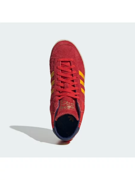 Sneakersy Adidas skórzane czerwone