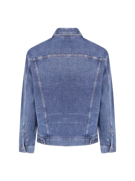 Kurtka jeansowa Emporio Armani klasyczna niebieska