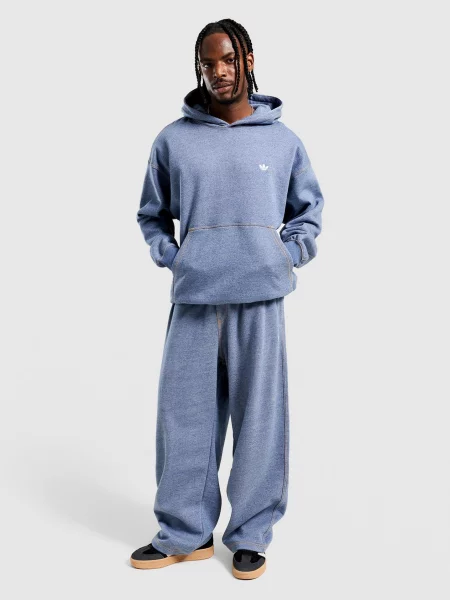 Adidas Bluza Z Kapturem Trefoil Essentials Mel Ls niebieska