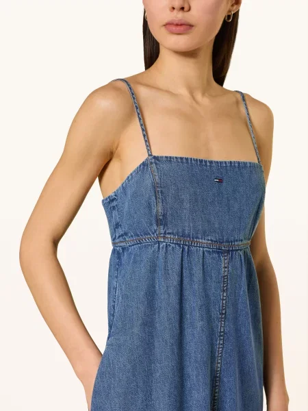 Tommy Jeans Sukienka Jeansowa blau niebieska