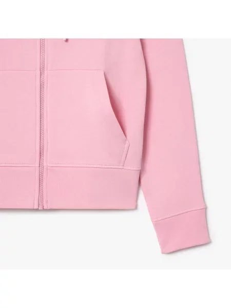 Bluza z kapturem Lacoste różowa