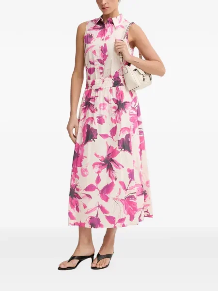 Fustă midi Marc Aurel cu model floral cu imagine