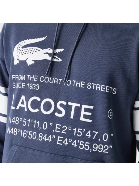 Толстовка Lacoste синяя