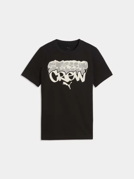 Дитяча Футболка PUMA Graphic Tee комбінований верх чорний