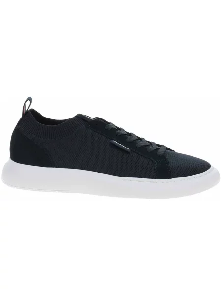 Tommy Hilfiger Sneakersy Light Cupsole Knit Seasonal Tmavomodrá modré