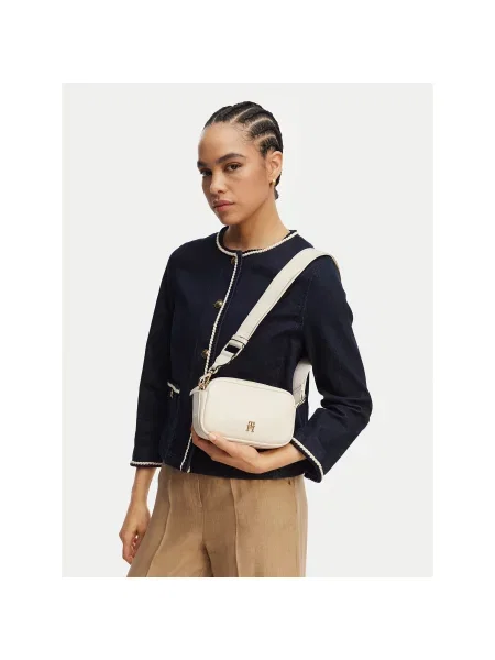 TOMMY HILFIGER Válltáska bézs fehér