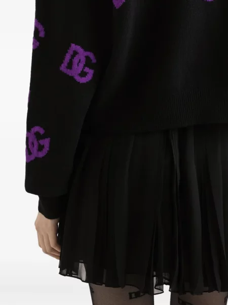 Pulover Dolce & Gabbana de lână negru
