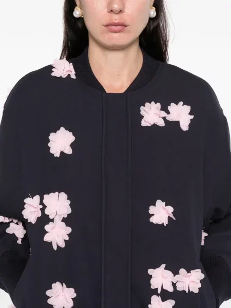 Geacă Stine Goya cu model floral albastru