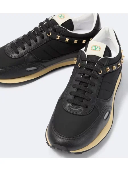 Sneakerși Valentino Garavani din piele negru