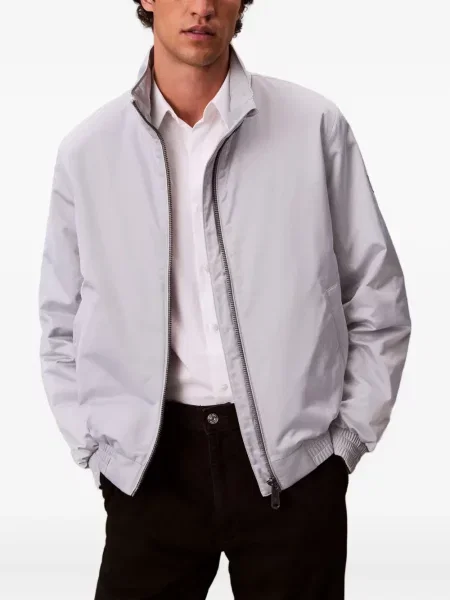 Geacă de blugi Calvin Klein Jeans gri