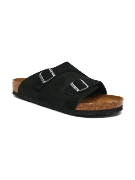 Papuci Birkenstock din piele negru
