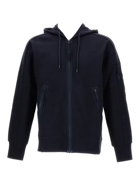 Суичър с качулка C.p. Company синьо