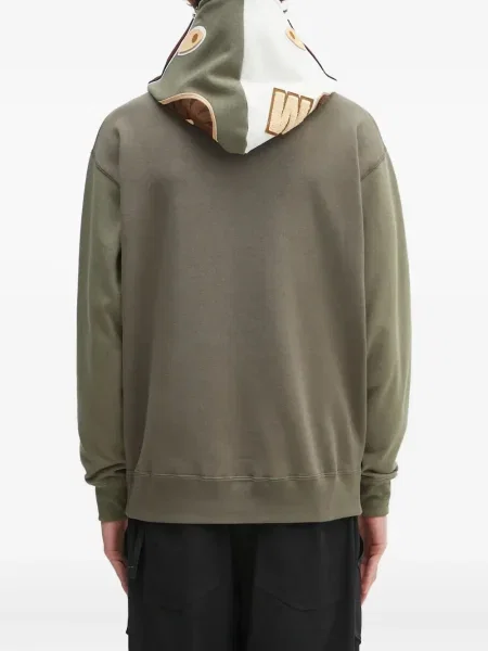 Hanorac cu glugă A Bathing Ape® verde
