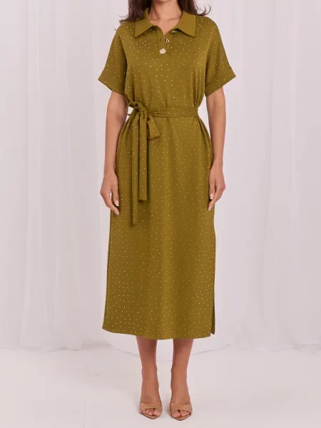 Rochie Lakerta cu nituri