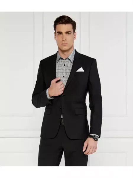 BOSS BLACK Sacou H-Huge negru