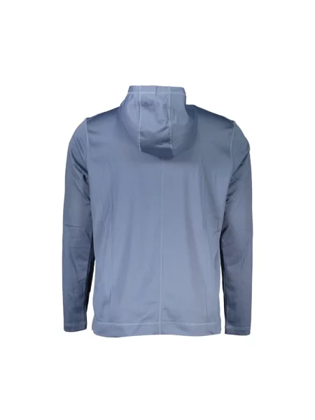 Bluza z kapturem Calvin Klein Performance z kapturem niebieska