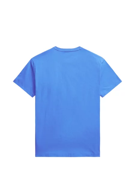 Tricou polo Polo Ralph Lauren cu autograf cu 5 buzunare în carouri gri
