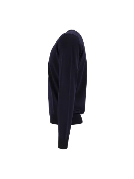 Sweter Filippo De Laurentiis wełniany niebieski
