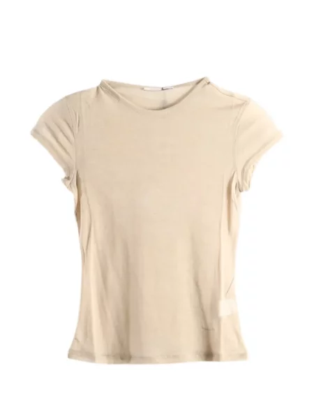Scurt tricou Paloma Wool de lână maro