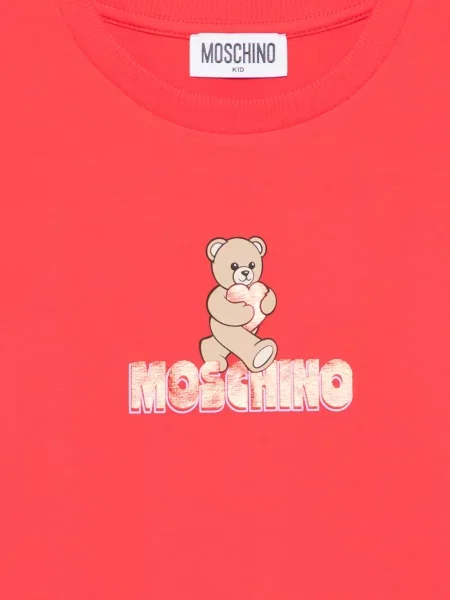 Koszulka dziecięca Moschino czerwona