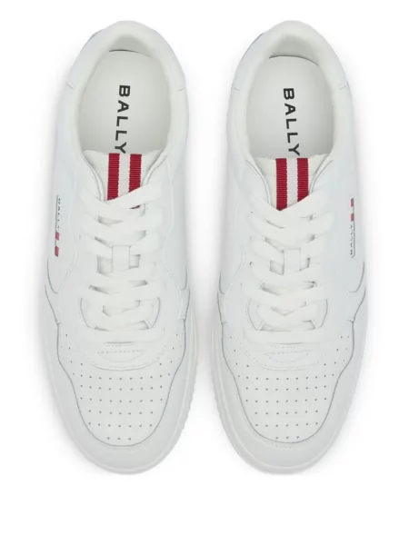 Sneakerși Bally din piele alb