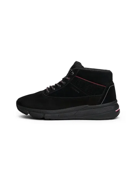 Tommy Hilfiger Ghete Hilfiger W Nbk Sde Hybrid Boot negru