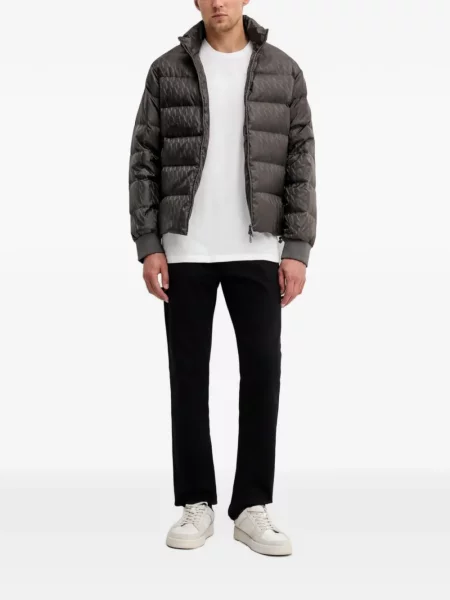 Tricou Armani Exchange cu autograf alb