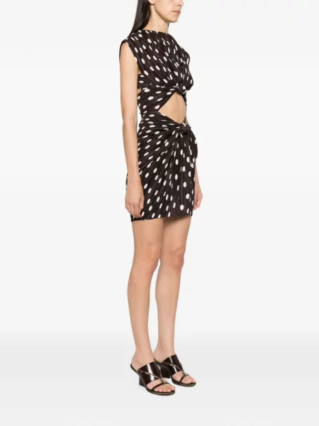 Rochie Cult Gaia cu buline maro