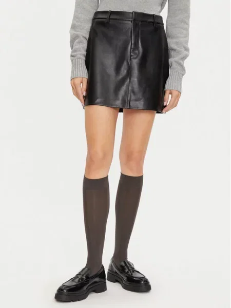 Krilo iz umetnega usnja Calvin Klein Jeans črna