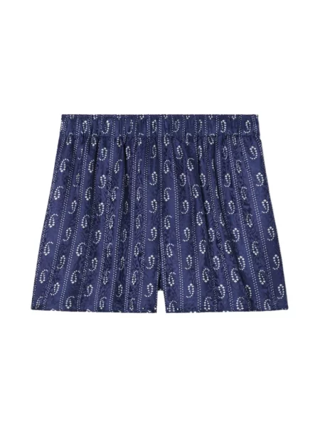 Szorty Tory Burch niebieskie