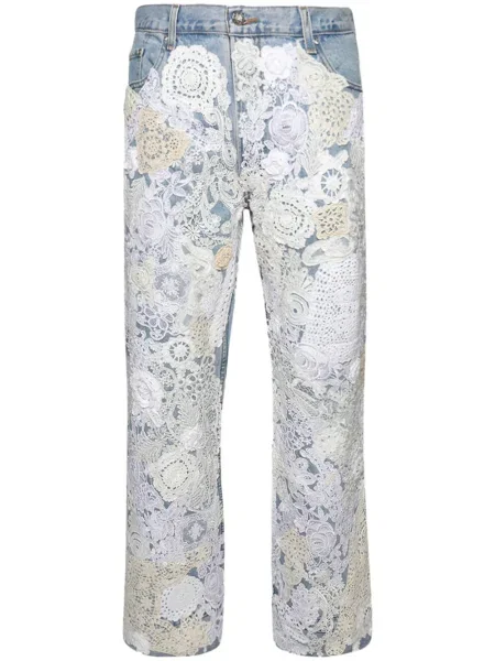 Široké džíny Earthling Vip modré