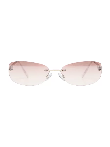 Bershka Ochelari de soare pastel / argintiu roz