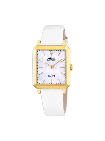 Lotus Analogové hodinky Watch Square Series' bílá
