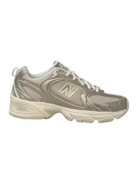 Lniane trampki New Balance białe