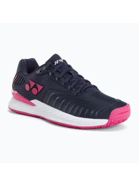 Дамски обувки за тенис YONEX SHT Eclipsion 4 CL navy blue/pink синьо