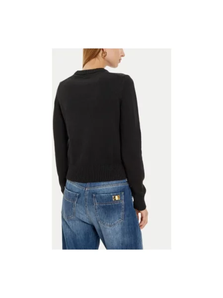 Sweter Guess z logo czarny