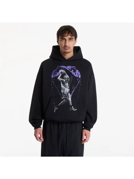 Baschet hanorac cu glugă Nike negru