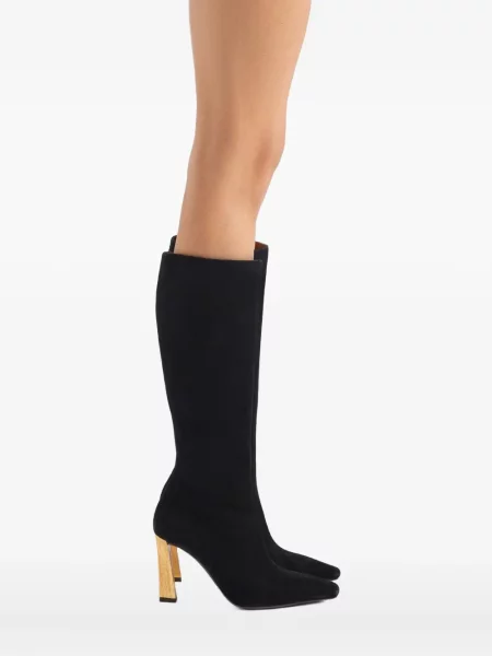 Μπότες Giuseppe Zanotti σουέτ μαύρο